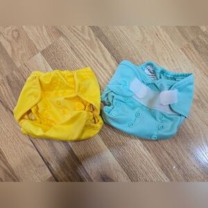 Set Of 2 Rumparooz Cloth Diaper Covers Newborn